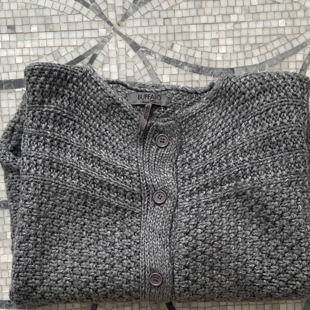 Buffalo David Bitton Charcoal Cardigan